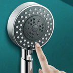 Contemporary Showerhead Combination Metal Round Handheld Showerhead