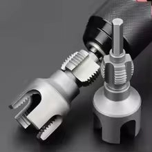 Pipe Thread Reamer & Edge Cutter Drill Attachment Tool
