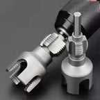 Pipe Thread Reamer & Edge Cutter Drill Attachment Tool