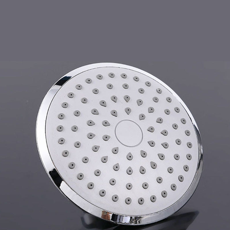 Round Shape Shower Head Modern Swiveling Wall Mounted Fixed Shower Head