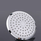 Round Shape Shower Head Modern Swiveling Wall Mounted Fixed Shower Head