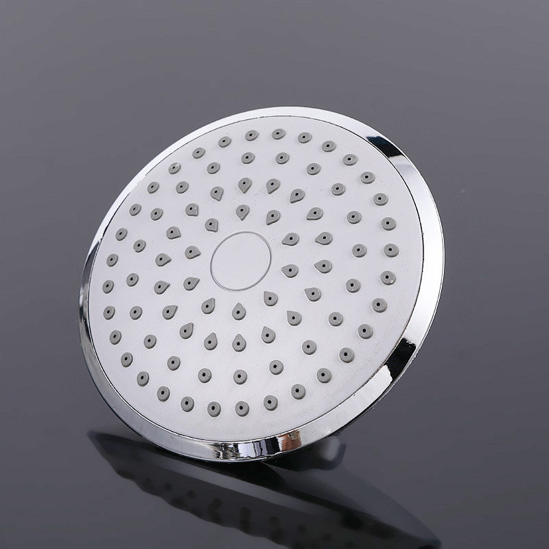 Round Shape Shower Head Modern Swiveling Wall Mounted Fixed Shower Head