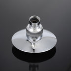 Round Shape Shower Head Modern Swiveling Wall Mounted Fixed Shower Head