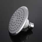 Round Shape Shower Head Modern Swiveling Wall Mounted Fixed Shower Head