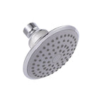 Round Shape Shower Head Modern Swiveling Wall Mounted Fixed Shower Head