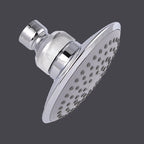 Round Shape Shower Head Modern Swiveling Wall Mounted Fixed Shower Head