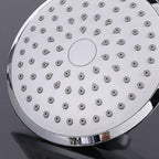 Round Shape Shower Head Modern Swiveling Wall Mounted Fixed Shower Head