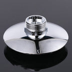 Round Shape Shower Head Modern Swiveling Wall Mounted Fixed Shower Head