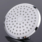 Round Shape Shower Head Modern Swiveling Wall Mounted Fixed Shower Head