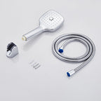 Square Handheld Shower Head Modern Wall Mounted Handheld Shower Head