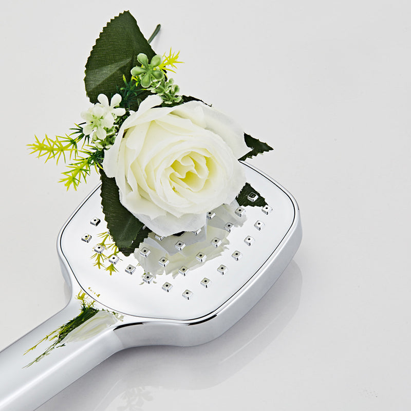 Square Handheld Shower Head Modern Wall Mounted Handheld Shower Head