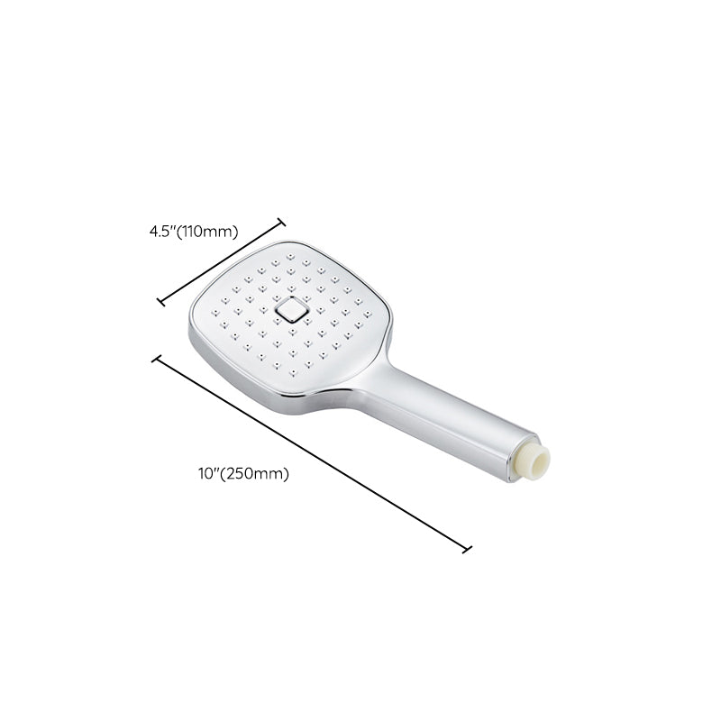 Square Handheld Shower Head Modern Wall Mounted Handheld Shower Head