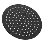 Square and Round Shower Head made of Stainless Steel, Fixed Mounted Ceiling Shower Head in Black