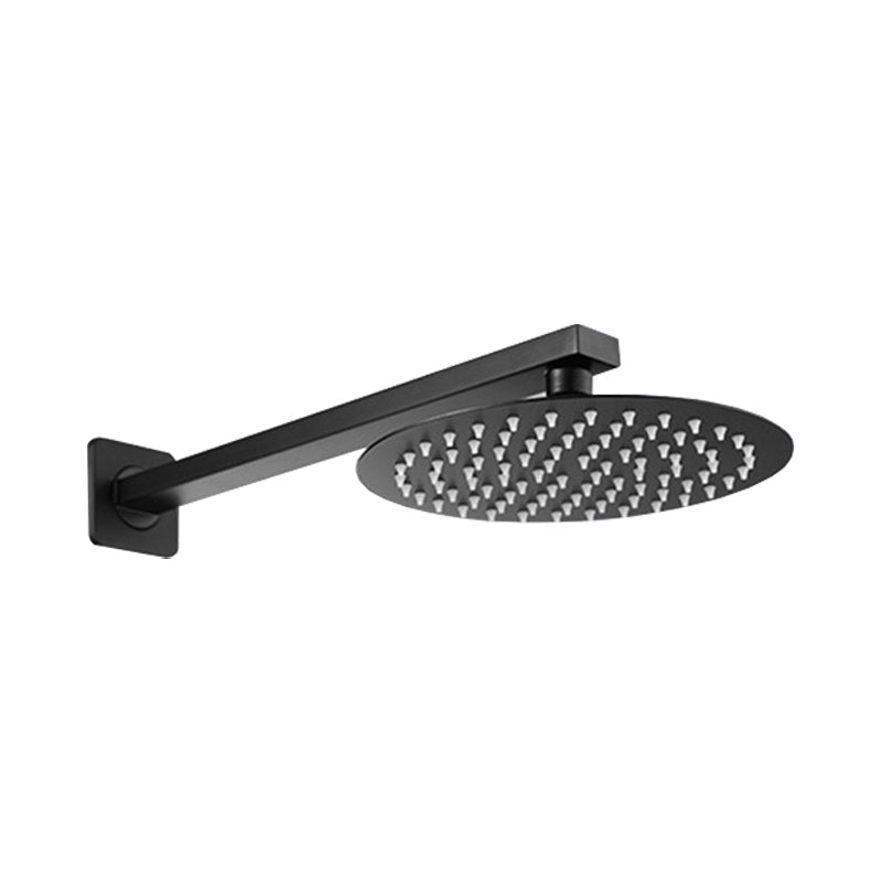 Square and Round Shower Head made of Stainless Steel, Fixed Mounted Ceiling Shower Head in Black