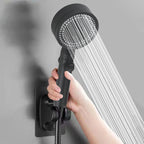 Plastic Showerhead Adjustable Spray Pattern Handheld Showerhead