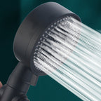 Plastic Shower Head Adjustable Spray Pattern Handheld Shower Head