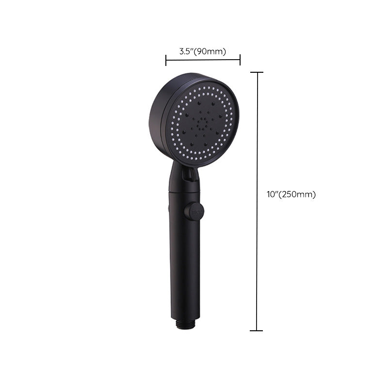 Plastic Showerhead Adjustable Spray Pattern Handheld Showerhead