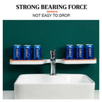 Redatable Bathroom Corner Shelf — Drill-free Storage Stand with Drain Holes