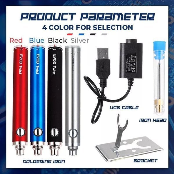 Wireless Soldering Iron with Wireless Charging – Portable USB-powered Tool