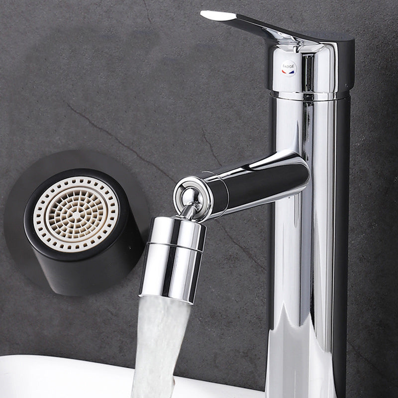 Modern Sink Faucet Copper Lever Handle Low Arc Pull Out Sink Faucet