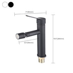 Modern Sink Faucet Copper Lever Handle Low Arc Pull Out Sink Faucet