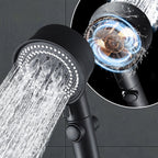 Plastic Handheld Showerhead Bathroom Adjustable Spray Pattern Showerhead