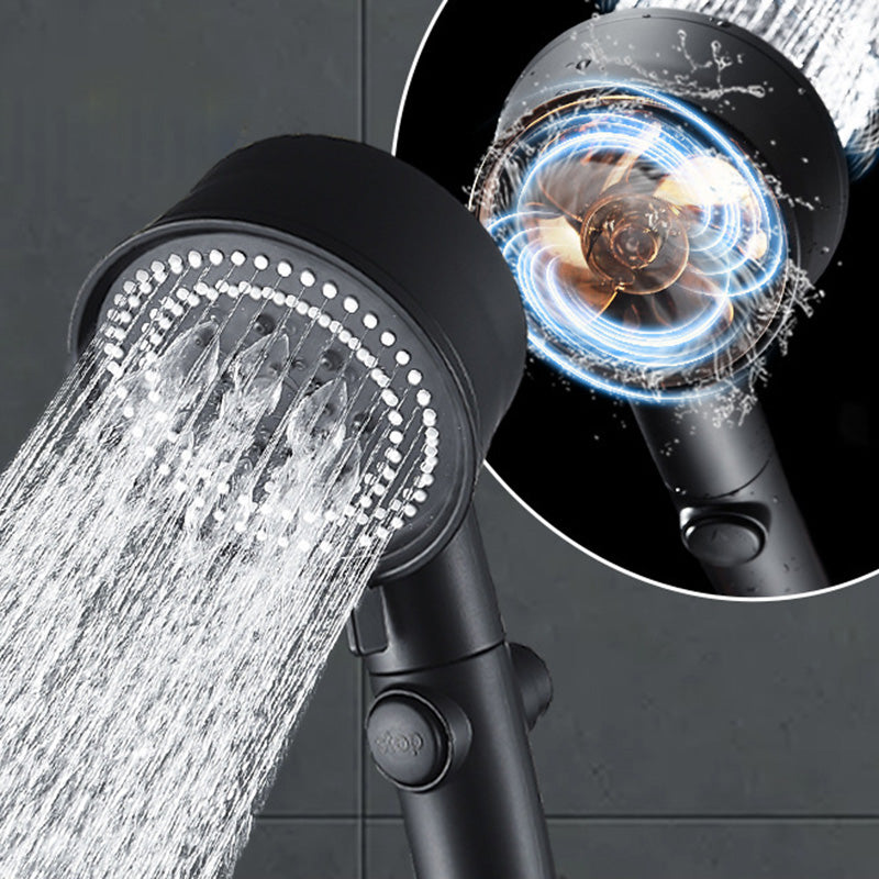 Plastic Handheld Showerhead Bathroom Adjustable Spray Pattern Showerhead