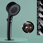 Plastic Handheld Showerhead Bathroom Adjustable Spray Pattern Showerhead