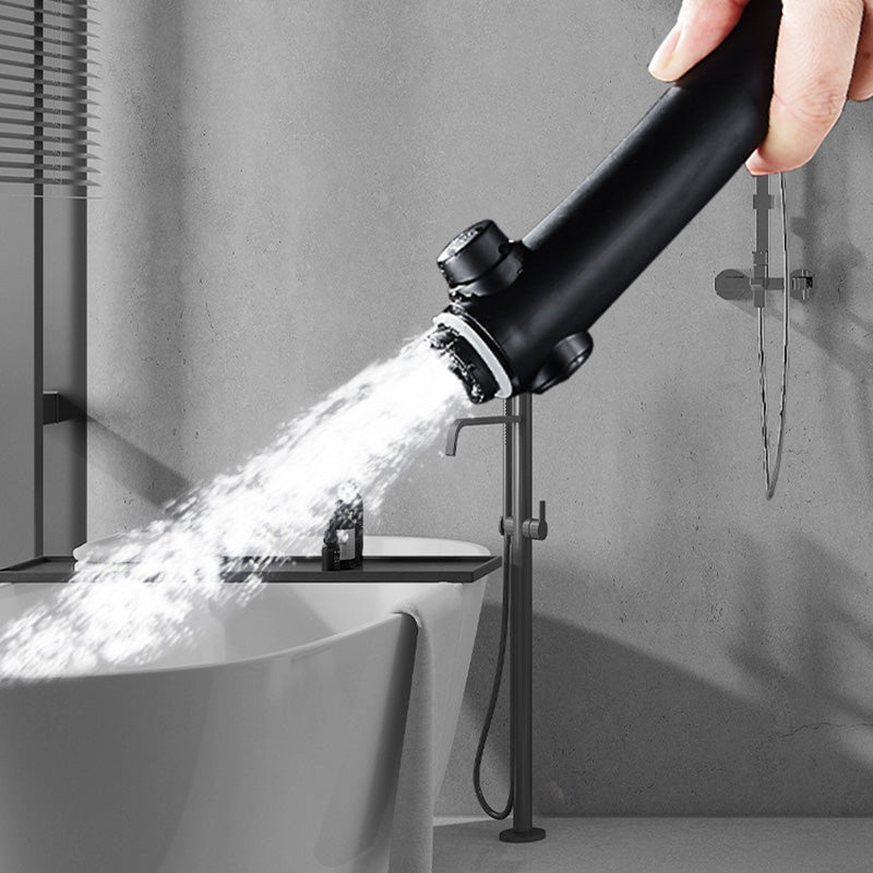 Plastic Handheld Showerhead Bathroom Adjustable Spray Pattern Showerhead
