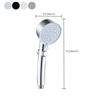 Plastic Handheld Showerhead Bathroom Adjustable Spray Pattern Showerhead