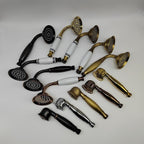 Traditional Handheld Shower Head with Hose Polished Brass Wall Mounted Shower Head