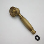 Traditional Handheld Shower Head with Hose Polished Brass Wall Mounted Shower Head