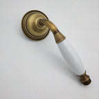 Traditional Handheld Shower Head with Hose Polished Brass Wall Mounted Shower Head