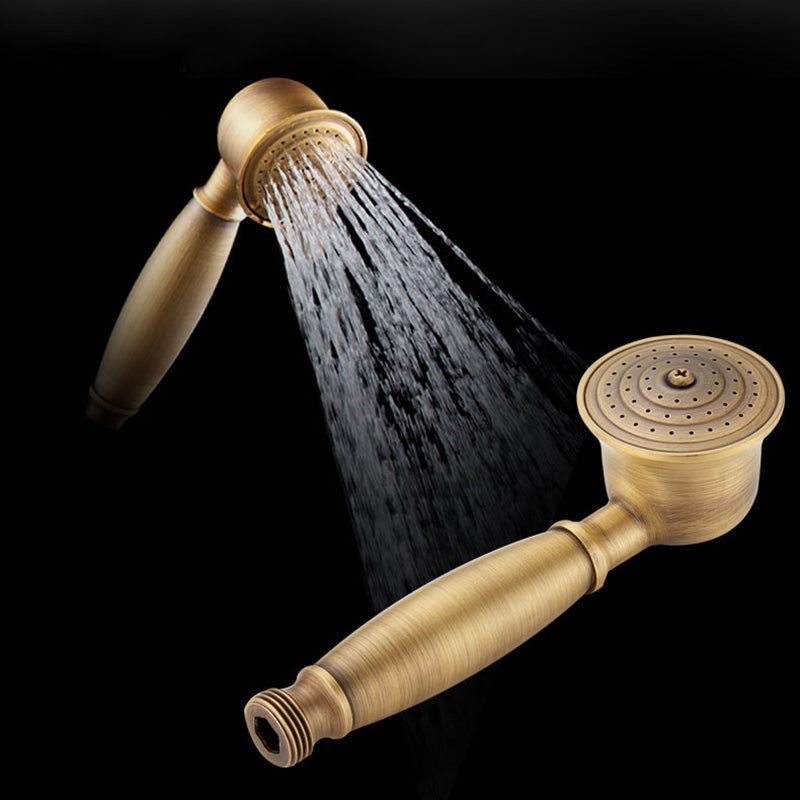 Traditional Handheld Shower Head with Hose Polished Brass Wall Mounted Shower Head