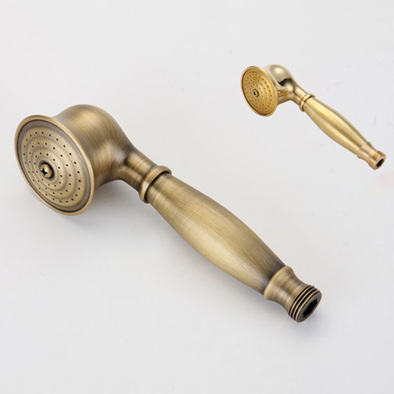 Traditional Handheld Shower Head with Hose Polished Brass Wall Mounted Shower Head