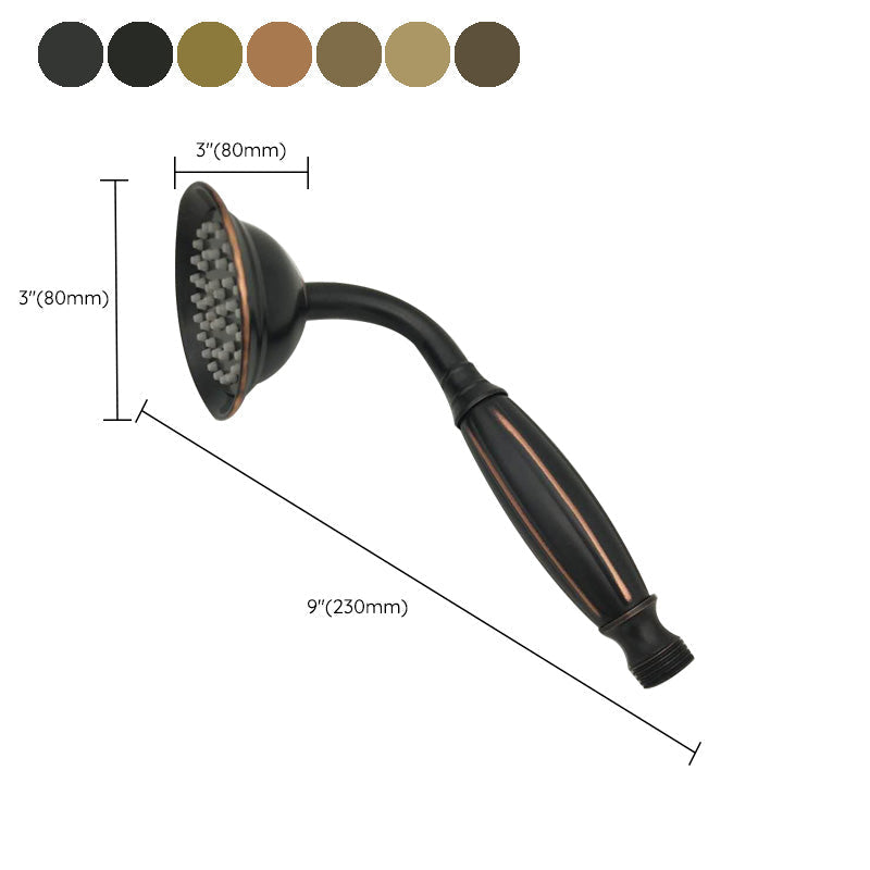 Traditional Handheld Shower Head with Hose Polished Brass Wall Mounted Shower Head