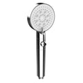 Round Handheld Shower Head Plastic Adjustable Spray Pattern Shower Head for Home