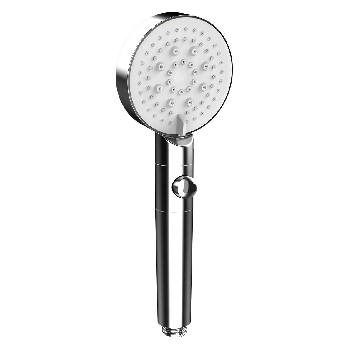 Round Handheld Showerhead Plastic Adjustable Spray Pattern Showerhead for Home