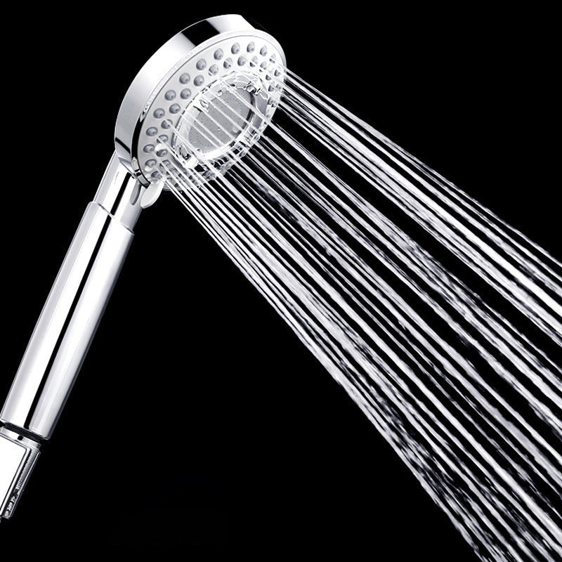 Silver Hand Shower 3 Jets Stainless Steel Wall-Mounted Shower Head