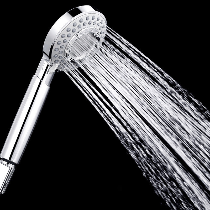 Silver Hand Shower 3 Jets Stainless Steel Wall-Mounted Shower Head