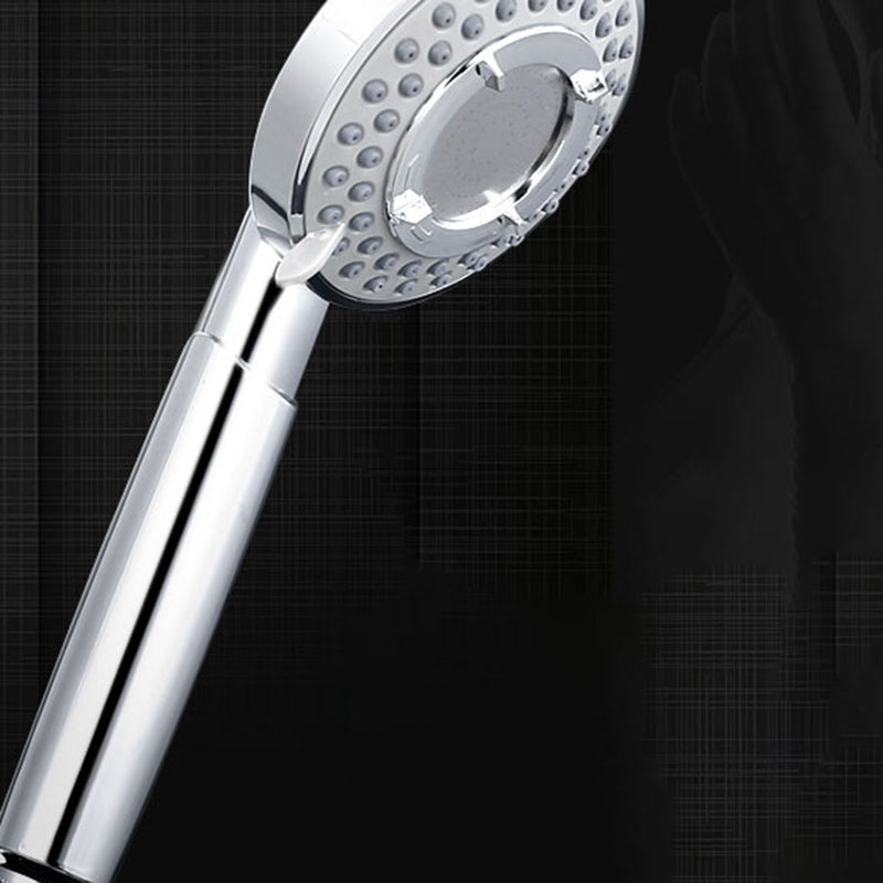 Silver Hand Shower 3 Jets Stainless Steel Wall-Mounted Shower Head