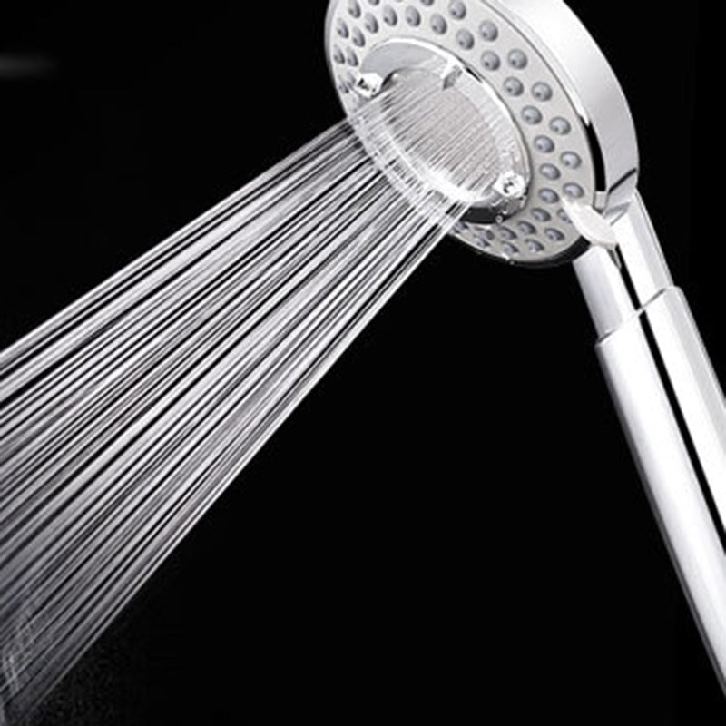 Silver Hand Shower 3 Jets Stainless Steel Wall-Mounted Shower Head