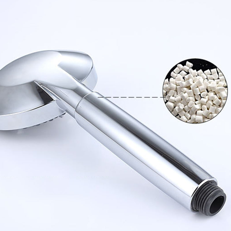 Silver Hand Shower 3 Jets Stainless Steel Wall-Mounted Shower Head