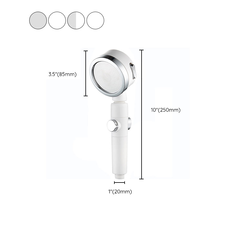 Contemporary Style Showerhead Metal Bathroom Handheld Shower