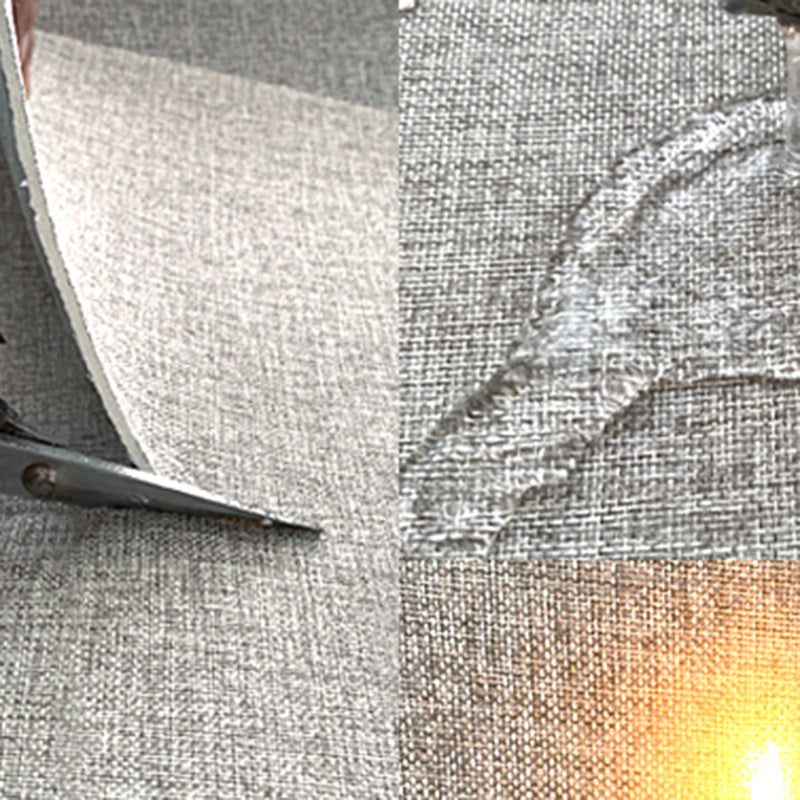 Contemporary wall cladding with padded 1-piece peel and stick panel