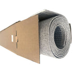 Contemporary wall cladding with padded 1-piece peel and stick panel