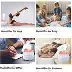Salt lamp diffuser - 3-in-1 essential oil diffuser, Himalayan salt lamps & humidifier