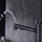 Round Vessel Sink Bathroom Faucet Simple Style Faucet with Brass Material