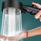 Plastic head shower head bathroom handheld shower head with adjustable spray pattern