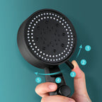 Plastic head shower head bathroom handheld shower head with adjustable spray pattern